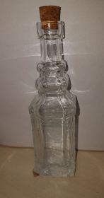 Láhev 50 ml sklo s korkovým špuntem Babel
