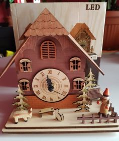 Svítící domeček vánoční led 20x18,5x13cm