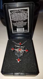 Amulet - Štít s křížem-Templářský
