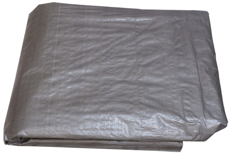 PLACHTA NEPROMOKAVÁ 4X5 M STŘÍBRNÁ 100G/M2
