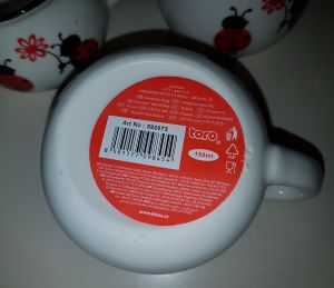 Keramické hrnečky s Beruškou 6ks, 150ml