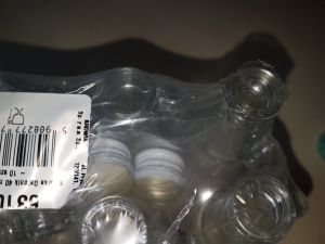 Láhev 40 ml s uzávěrem, 10 kusů