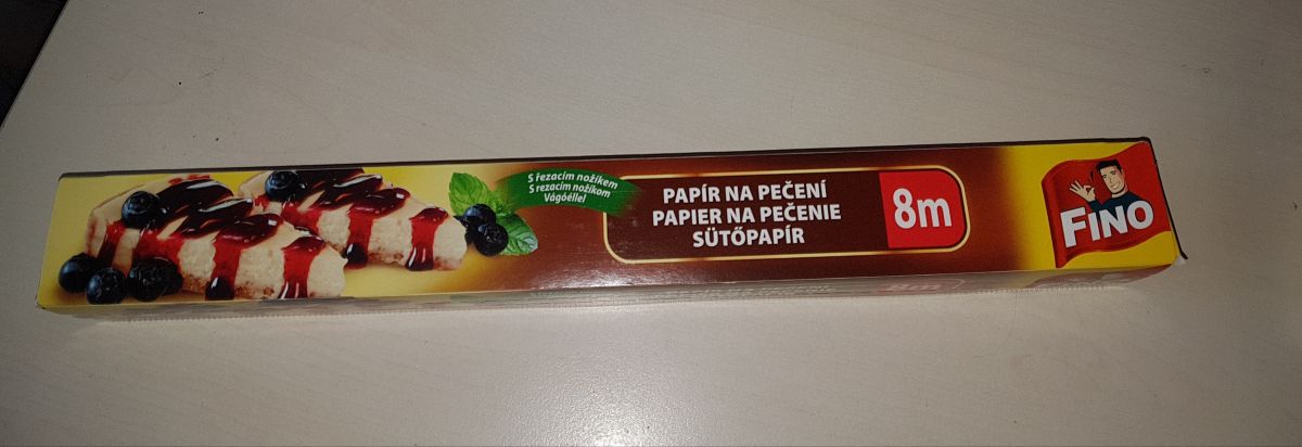 Papír na pečení 8mx38 cm FINO