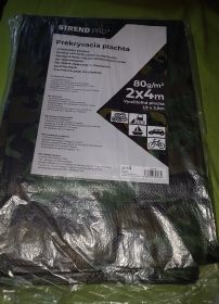 Plachta nepromokavá maskovací 2x4 m (80 g/m2)