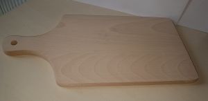 Prkénko kuchyňské 26x11,5x1,5 cm s ručkou buk