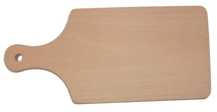 Prkénko kuchyňské 37x17,5x1,5 cm s ručkou buk
