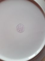 Sada dezertních talířků 5 ks - růžový motiv průměr 19,5 cm