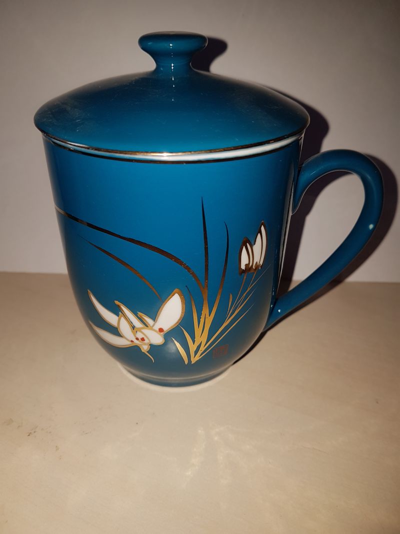 Čínský hrnek 300 ml, s pokličkou