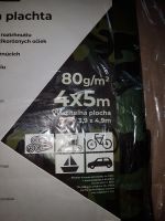 Plachta nepromokavá maskovací 4x5 m (80 g/m2)