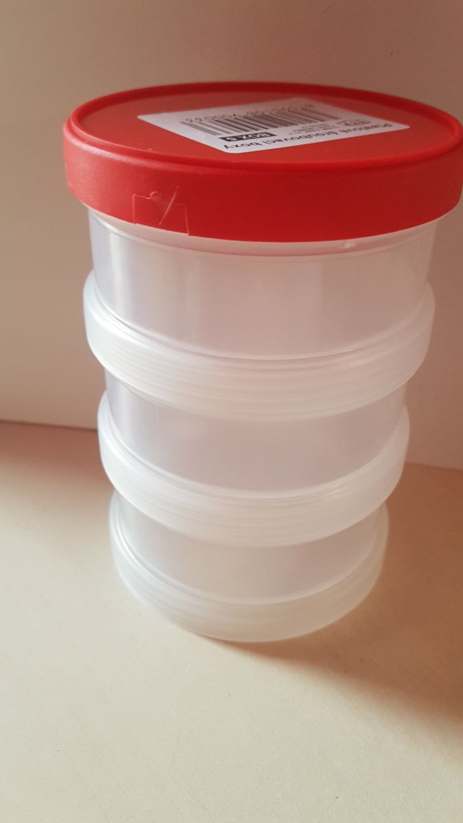 Box plast šroubovací 3-dílný