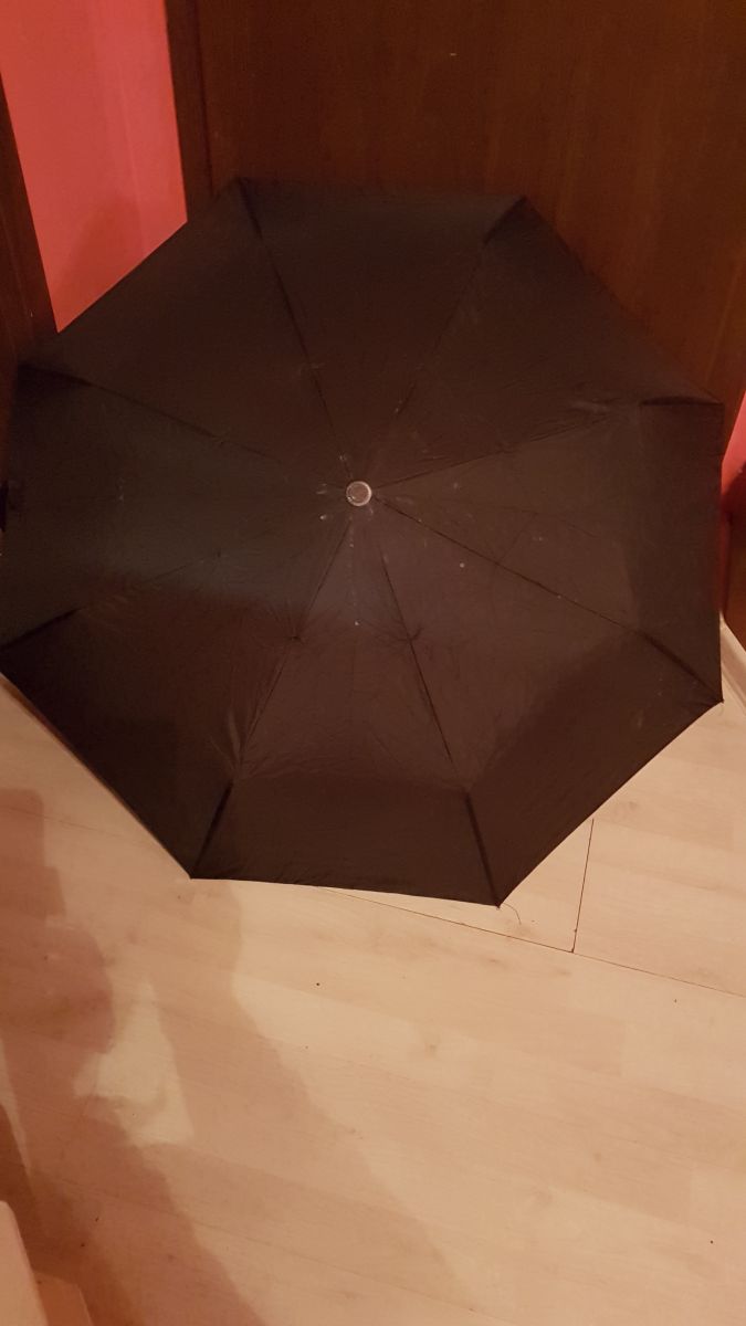 Skládací deštník bez obalu-tmavý