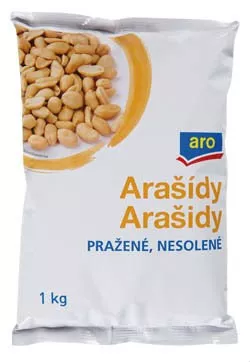 aro Arašídy pražené nesolené Argentina 1 kg