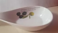 Porcelánová lžíce - olivy délka 26 cm, dekorace či jiné využití