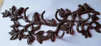 Věšák litina 6 háčků ptáčci 41x17,5x3,5 cm
