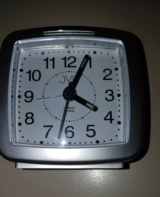 Budík JVD quartz