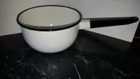 Cedník smalt 1,5 l s rukojetí MILK Olymp Elegant