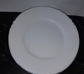 Dezertní talíře - sklo průměr cca 19 cm-6 ks