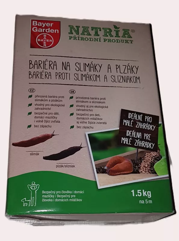 NATRIA 1,5kg Bariéra na slimáky a plzáky-výprodej