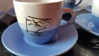 Sada snídaňová 6 hrnků a 6 talířků bez označení, 125 ml