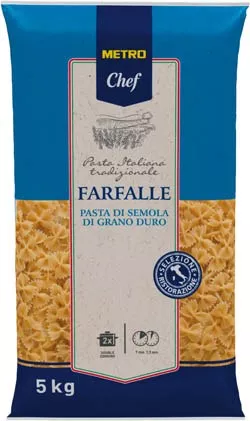 METRO Chef Farfalle těstoviny 5 kg