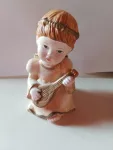 Andělíček s mandolínou výška cca 12 cm