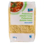 Aro Těstoviny polévkové bezvaječné dětské tvary  500 g, celé balení po 6 ks