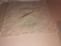 Dečka čtverec 28 x 28 cm ne čistě bílá