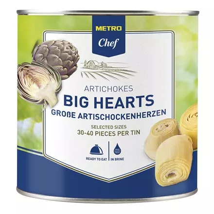 METRO Chef Artyčoky Big Hearts 2650 ml