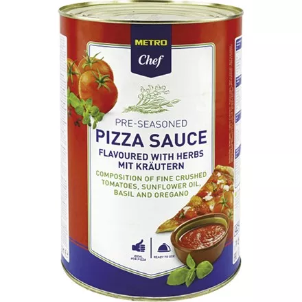 METRO Chef Omáčka na pizzu - bylinky 4,1 kg