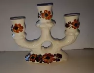 stojánek na tři kónické svíčky výška 15 cm
