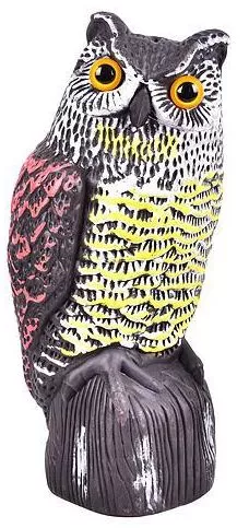 Strašák-maketa sovy plast 36 cm