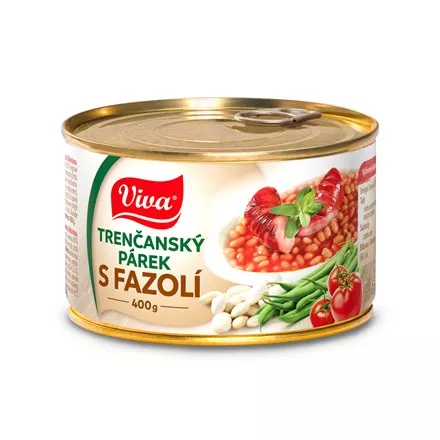 Viva Trenčanský párek s fazolí 400 g