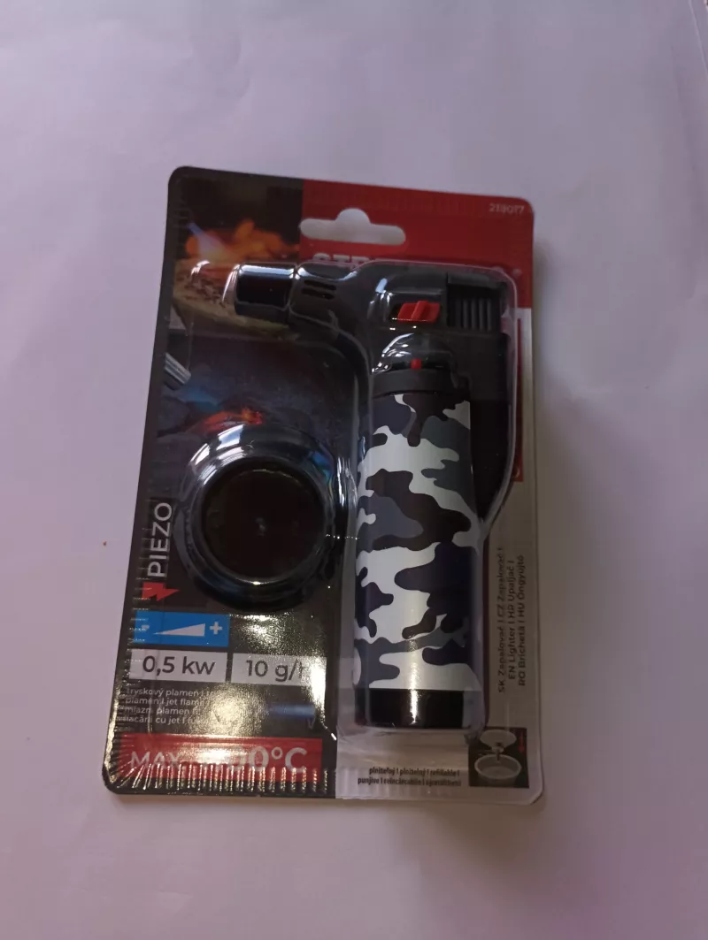 Zapalovač plynu hořákový TURBO